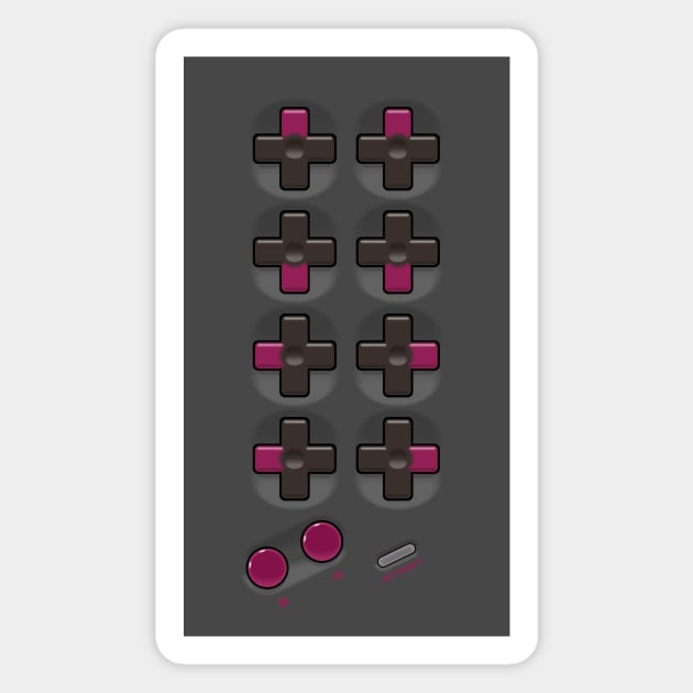 Konami Cheat Code Magnet by GraphicGibbon